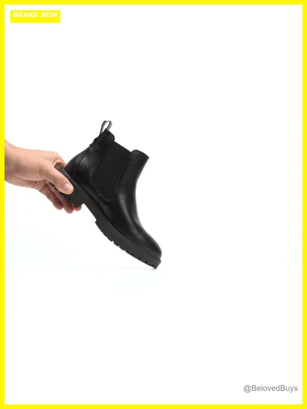 Women's Low Heel Chelsea Ankle Boots Slip On Elastic Fall Booties